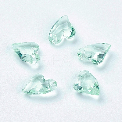 Transparent Acrylic Charms X-MACR-G055-11mm-M-1