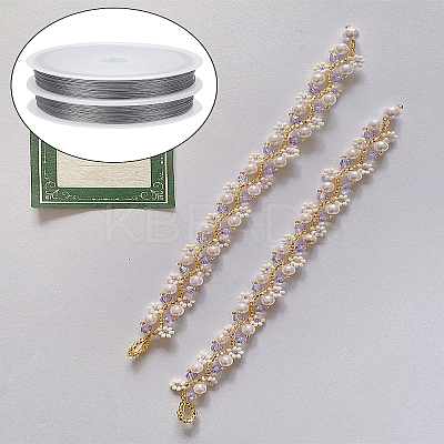 2 Rolls Tiger Tail Craft Wire TWIR-LP0001-18B-P-1