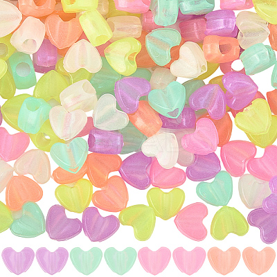 2Bags Luminous Plastic Beads KY-SP0001-65B-1