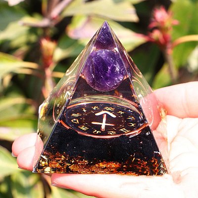 Orgonite Pyramid Resin Energy Generators PW-WG63740-09-1