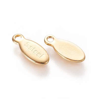 304 Stainless Steel Charms STAS-L226-015G-1