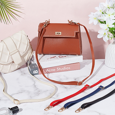 5Pcs 5 Colors PU Imitation Leather Adjustable Bag Straps FIND-WR0009-78B-1