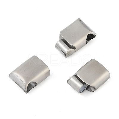 Tarnish Resistant 316 Surgical Stainless Steel Magnetic Clasps with Glue-in Ends STAS-F269-03MP-01-1