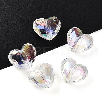 Transparent Acrylic Beads TACR-S156-015-1