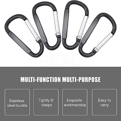 Aluminium Alloy Rock Climbing Carabiners KEYC-NB0001-07-1