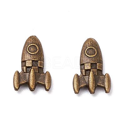 Zinc Alloy Cabochons PALLOY-WH0036-25AB-1