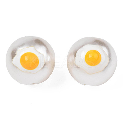 ABS Plastic Imitation Pearl Beads KY-N015-101-1