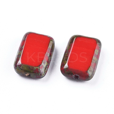 Retro Czech Glass Beads GLAA-I045-10A-1
