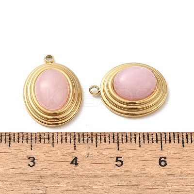 Natural Rose Quartz Pendants STAS-L025-006G-01-1
