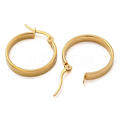 PVD Vacuum Plating 202 Stainless Steel Hoop Earring EJEW-H003-35G-02-1