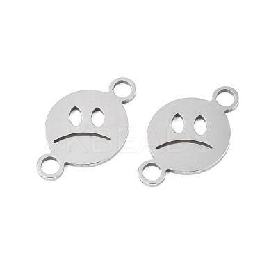 Non-Tarnish 304 Stainless Steel Connector Charms STAS-N095-109-1