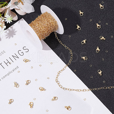 DIY Chain Bracelet Necklace Making Kit DIY-BBC0001-17-1