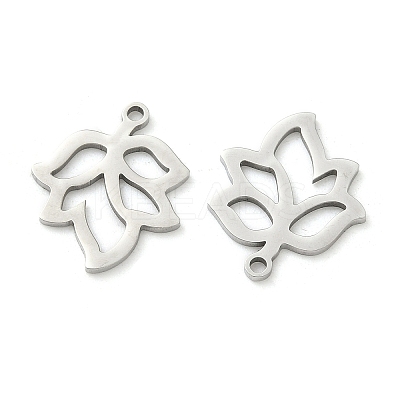 Hollow 201 Stainless Steel Pendants STAS-F337-10D-P-1