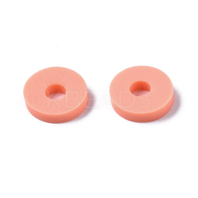 Handmade Polymer Clay Beads CLAY-R067-6.0mm-B19-1
