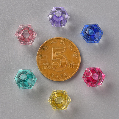 Transparent Acrylic Beads TACR-S154-16A-1