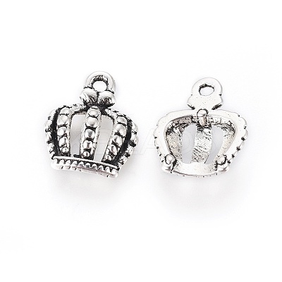 Tibetan Style Alloy Crown Charms LS-EBB054Y-NF-1