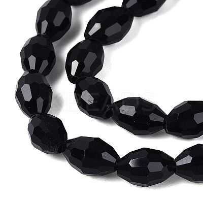 Opaque Solid Color Glass Beads Strands GLAA-N071-01A-C12-1