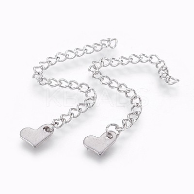 Tarnish Resistant 304 Stainless Steel Chain Extender X-STAS-P220-20P-1
