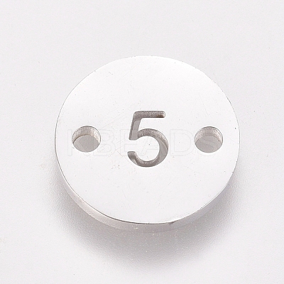 Tarnish Resistant Numbers 304 Stainless Steel Links STAS-M274-035P-5-1