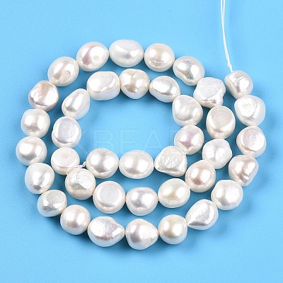 Natural Cultured Freshwater Pearl Beads Strands PEAR-G007-14-01-1