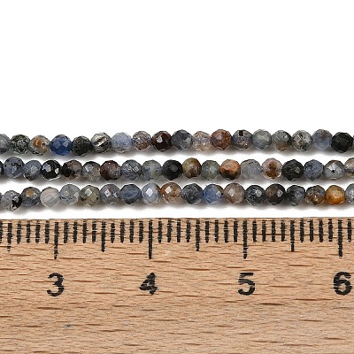 Natural Kyanite/Cyanite/Disthene Beads Strands G-D347-A02-2mm-1