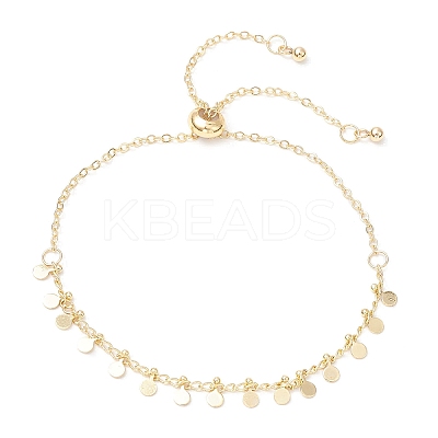 Handmade Brass Curb Chains & Cable Chains Slider Bracelets BJEW-JB11812-01-1