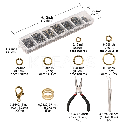DIY Jewelry Making Finding Kit DIY-YW0006-12AB-1