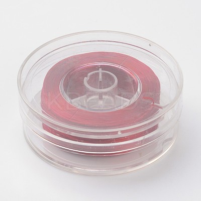 Japanese Eco-Friendly Dyed Flat Elastic Crystal String EW-F005-0.6mm-07-1