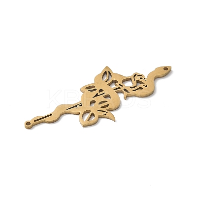 201 Stainless Steel Filigree Pendants LS-STAS-K298-10G-1