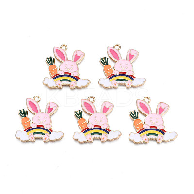 Alloy Enamel Pendants ENAM-N055-096A-1