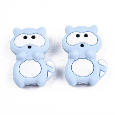 Food Grade Eco-Friendly Silicone Focal Beads SIL-T056-03C-1