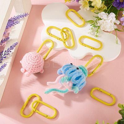 10Pcs Alloy Spring Gate Rings FIND-TA0009-25H-1