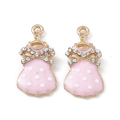 Alloy Rhinestone Pendants ENAM-B053-01G-02-1