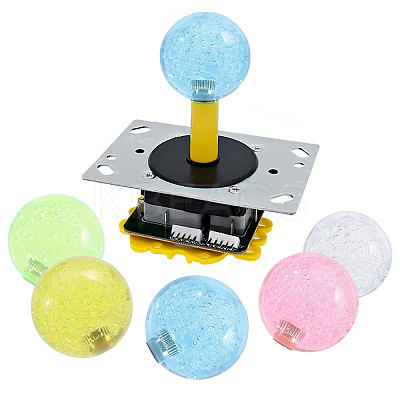 10Pcs 5 Colors Resin Round Thumb Grip Cap DIY-CA0006-79-1