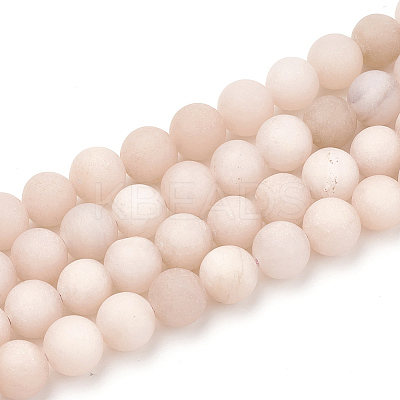 Natural White Jade Beads Strands G-T106-251-1-1