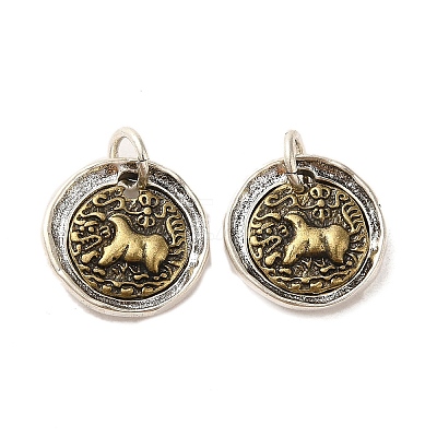 Brass Pendants KK-K357-06C-AS-1