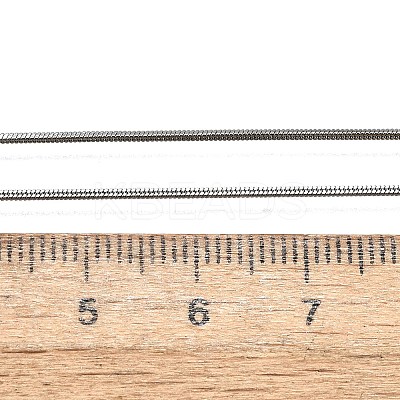 Tarnish Resistant 304 Stainless Steel Snake Chain Necklaces STAS-M174-019P-1