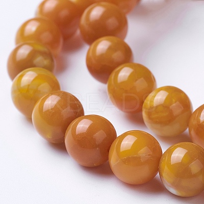 Natural Agate Beads Strands G-G754-08-8mm-1