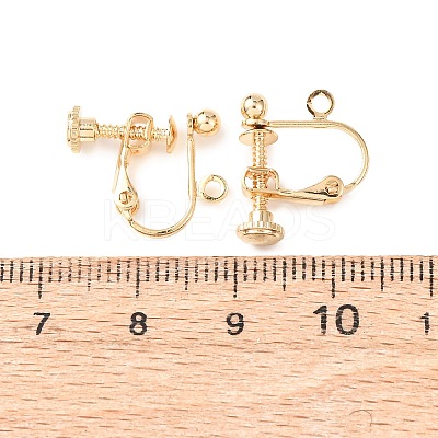 316 Surgical Stainless Steel Clip-on Earring Findings X-STAS-H240-45G-1
