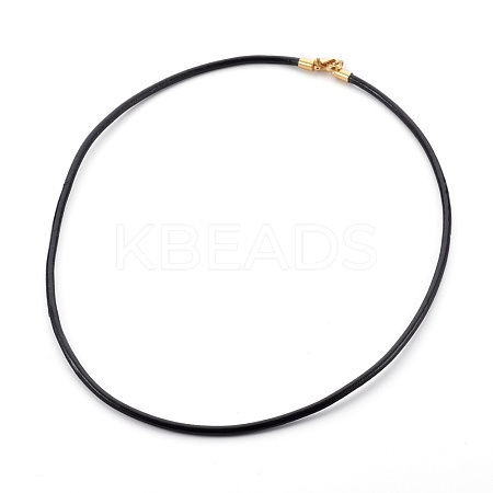 Leather Cord Necklace Making MAK-L018-06B-01-1
