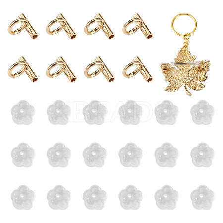 Brass Tube Bails DIY-TA0014-37A-G-1