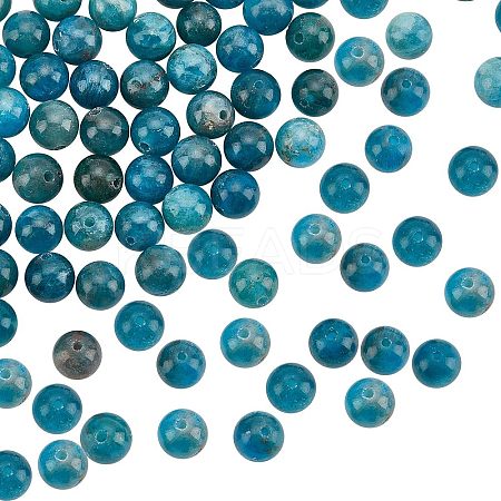 Natural Apatite Beads Strands G-OC0002-60A-1