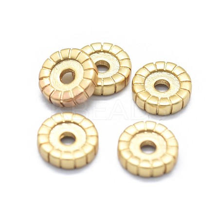 Brass Spacer Beads KK-F800-31G-1