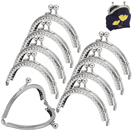 10Pcs Iron Purse Handle Frame FIND-PH0024-84P-1