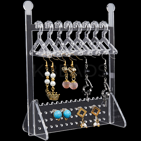 CRASPIRE 1 Set Acrylic Earring Display Stands EDIS-CP0001-14C-1