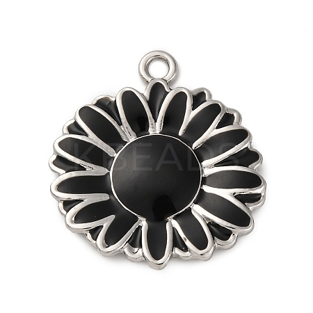 Alloy Enamel Pendants PALLOY-R162-13P-05-1