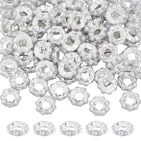 100Pcs ABS Plastic Spacer Beads KY-UN0001-11S-1