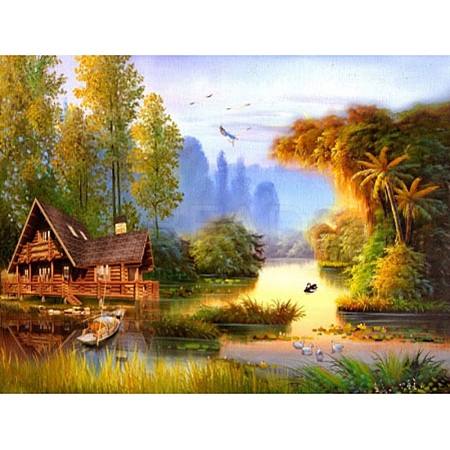 Scenery DIY Diamond Painting Kit PW-WG92649-03-1