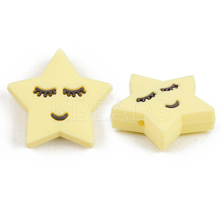 Food Grade Eco-Friendly Silicone Focal Beads LS-SIL-N002-05B-1
