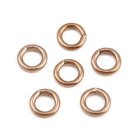 304 Stainless Steel Open Jump Rings SA-CBAF81C-01E-RG-1